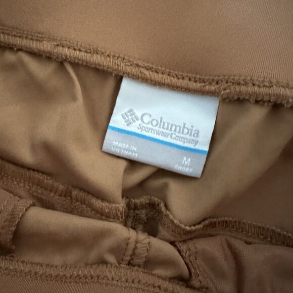 Columbia Leslie Falls Pants Womens MEDIUM Short Mid Rise Quick Dry Trail Hiking - Picture 5 of 7